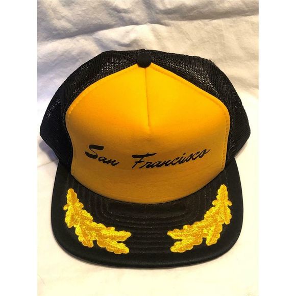 San Francisco Yellow / Black Hat Calhead - Picture 1 of 4